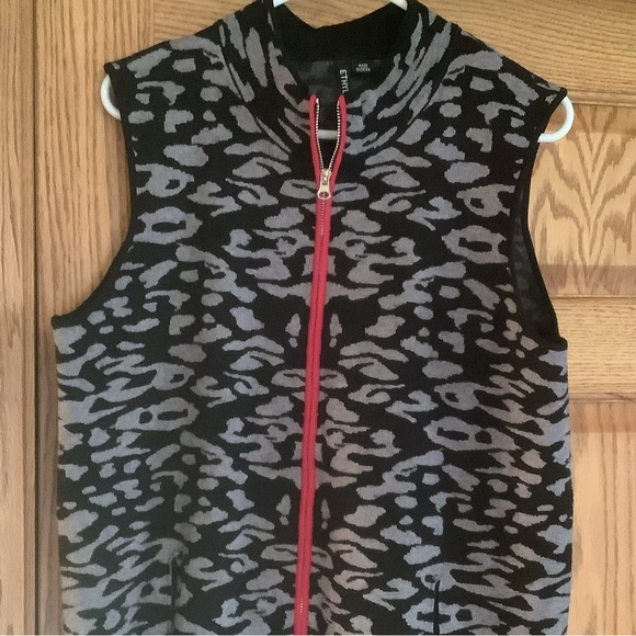 Preowned Ethyl Large Zipper Sweater Vest With Pockets - Picture 1 of 2